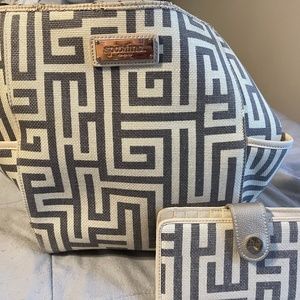 Spartina bucket purse and matching wallet